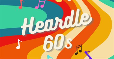 Heardle 1960s - About Heardle 60s. Heardle 60s is a charming variation of the popular game Heardle. This version of the game, however, comes with a unique twist that transports players back to the musical era of the 1960s. Unlike the original Heardle, Heardle 60s allows you to play only once per day, making every attempt all the more special and exciting.